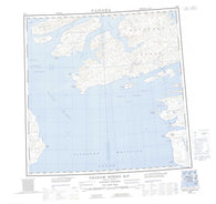 068G Graham Moore Bay Canadian topographic map, 1:250,000 scale