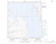 069A Penny Strait Canadian topographic map, 1:250,000 scale