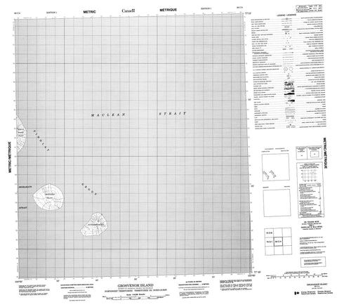 069C04 Grosvenor Island Canadian topographic map, 1:50,000 scale