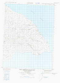 069C09 King Christian Island East Canadian topographic map, 1:50,000 scale