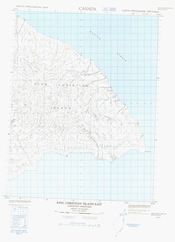 069C09 King Christian Island East Canadian topographic map, 1:50,000 scale