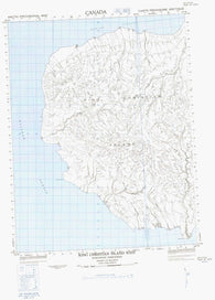 069C14 King Christian Island West Canadian topographic map, 1:50,000 scale