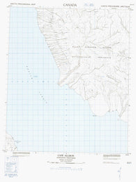 069C16 Cape Allison Canadian topographic map, 1:50,000 scale