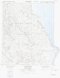 069E04 Hoodoo River Canadian topographic map, 1:50,000 scale