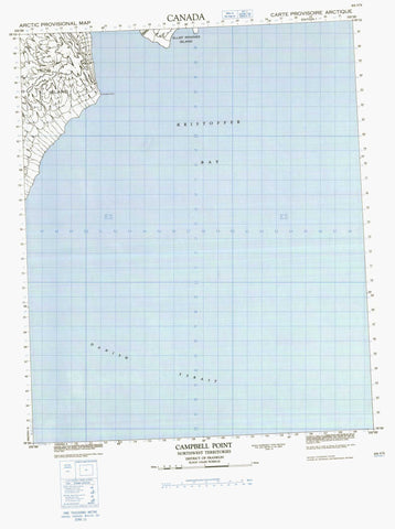 069F03 Campbell Point Canadian topographic map, 1:50,000 scale