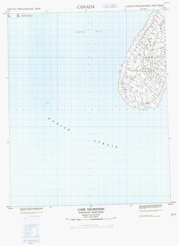 069F04 Cape Thorstein Canadian topographic map, 1:50,000 scale