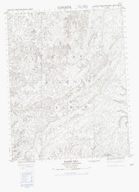 069F11 Baker Hill Canadian topographic map, 1:50,000 scale