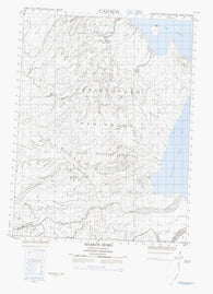 069F15 Haakon Fiord Canadian topographic map, 1:50,000 scale