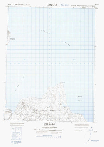 069F16 Cape Cairo Canadian topographic map, 1:50,000 scale