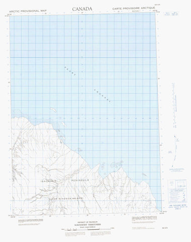 069G05 No Title Canadian topographic map, 1:50,000 scale