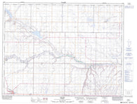 072E04 Coutts Canadian topographic map, 1:50,000 scale
