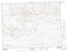072F08 Badland Lake Canadian topographic map, 1:50,000 scale