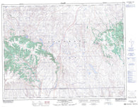 072F12 Hungerford Lakes Canadian topographic map, 1:50,000 scale