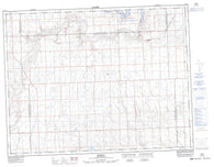 072F16 Simmie Canadian topographic map, 1:50,000 scale