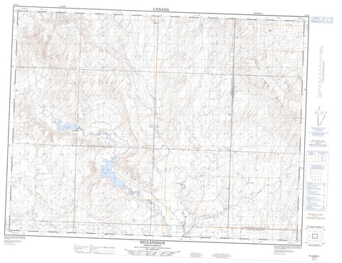 072G05 Hillandale Canadian topographic map, 1:50,000 scale