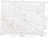 072G06 Mankota Canadian topographic map, 1:50,000 scale