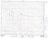 072G09 Limerick Canadian topographic map, 1:50,000 scale
