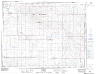 072G16 Mazenod Canadian topographic map, 1:50,000 scale