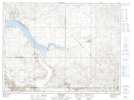 072H06 Bengough Canadian topographic map, 1:50,000 scale