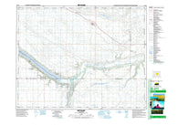 072I11 Bethune Canadian topographic map, 1:50,000 scale