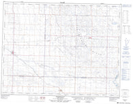 072J02 Hodgeville Canadian topographic map, 1:50,000 scale