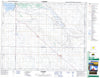 072J16 Eyebrow Canadian topographic map, 1:50,000 scale