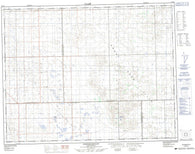 072K11 Johnsborough Canadian topographic map, 1:50,000 scale