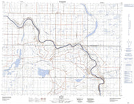 072L04 Hays Canadian topographic map, 1:50,000 scale