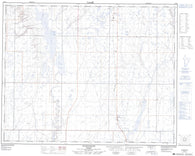 072M05 Sunnynook Canadian topographic map, 1:50,000 scale