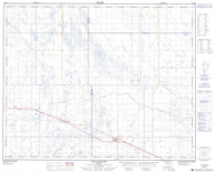 072M11 Youngstown Canadian topographic map, 1:50,000 scale