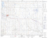 072M12 Hanna Canadian topographic map, 1:50,000 scale