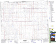 072N11 Coleville Canadian topographic map, 1:50,000 scale