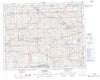 072N Kindersley Canadian topographic map, 1:250,000 scale