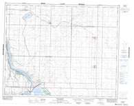 072O07 Hawarden Canadian topographic map, 1:50,000 scale