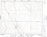 072P04 Craik Canadian topographic map, 1:50,000 scale