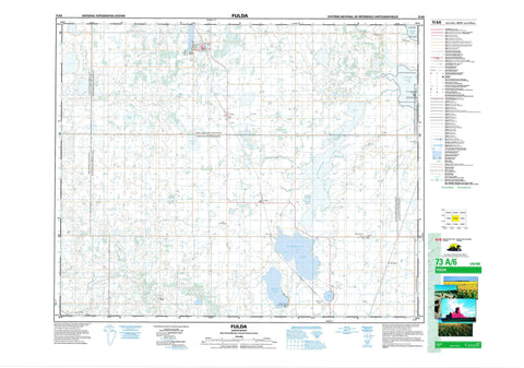 073A06 Fulda Canadian topographic map, 1:50,000 scale