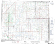 073B01 Cheviot Canadian topographic map, 1:50,000 scale