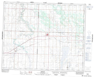 073B03 Asquith Canadian topographic map, 1:50,000 scale