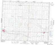 073B04 Biggar Canadian topographic map, 1:50,000 scale