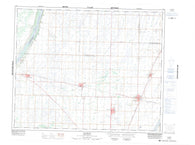 073B07 Dalmeny Canadian topographic map, 1:50,000 scale