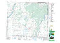 073B16 Duck Lake Canadian topographic map, 1:50,000 scale