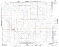 073C03 Luseland Canadian topographic map, 1:50,000 scale