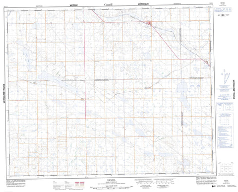 073C04 Denzil Canadian topographic map, 1:50,000 scale