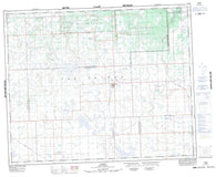 073C08 Cando Canadian topographic map, 1:50,000 scale