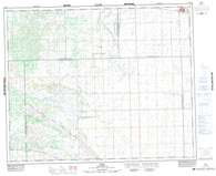 073C11 Vera Canadian topographic map, 1:50,000 scale