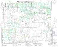 073C14 Baldwinton Canadian topographic map, 1:50,000 scale