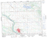 073C16 North Battleford Canadian topographic map, 1:50,000 scale