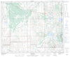 073D09 Chauvin Canadian topographic map, 1:50,000 scale