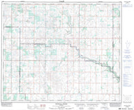073E03 Buffalo Creek Canadian topographic map, 1:50,000 scale