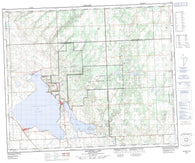 073F01 Jackfish Lake Canadian topographic map, 1:50,000 scale